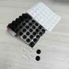 Partículas Hemisféricas de Silicona Anticolisión Altamente Transparentes, Partículas Antideslizantes Autoadhesivas para Electrodomésticos y Sillas, Partículas Anticolisión de Silicona Invisibles Absorbentes de Impacto