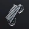 Ferramentas de Limpeza para Nail Art Pincel Chifre de Cordeiro Pequeno Pincel Pequeno Colorido Semi-transparente para Remoção de Poeira Limpeza, Pincel para Limpeza Polimento de Superfície de Unha