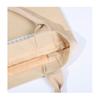 Bolsa Tote de Lona com Logo Personalizável, Bolsa de Maquiagem de Lona Estilo Japonês Fresca e Simples, Tecido de Algodão, Bolsa Off-White, Em Estoque