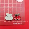 Pajarita de Diamantes de Imitación Coloridos Galvanizados Corazón Cereza Estrella Accesorios de Plástico DIY Funda de Teléfono Pasador Accesorios para Zuecos