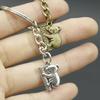 Llavero Oso Koala Aleación Bronce Antiguo Color Plata Diseño Abrazando Árbol Colgante para Bolso Shein Temu Aliexpress Amazon
