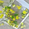 Flores Artificiais Pequenas Margaridas e Camomilas para Comércio Exterior, Entrega por Peça Única, Margaridas Africanas Frescas Pastorais, Pequenos Crisântemos Selvagens Individuais