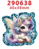 Acessórios de Acrílico com Glitter de Desenho Animado Transfronteiriços Acessórios para Joias DIY de Resina Patch Grampo de Cabelo Grampo de Cabelo Gt-T-290392