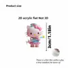 Protector de cable de datos acrílico 2D, previene la rotura, presenta diseños de animales de dibujos animados, cable de datos para teléfono Tipo-C, para ventas transfronterizas