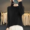 Camiseta POLO de Otoño Temprano para Mujer Camiseta Moda Casual Jersey Manga Larga Elegante Combinable Adelgazante Estilo Occidental Top Básico Camisa Pequeña