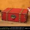 Caja de Almacenamiento de Madera Retro con Cerradura Caja de Contraseña Caja para Cartas Tarjetas Tesoros Caja Pequeña de Madera Almacenamiento Caja de Madera Caja de Sellado
