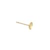 Cobre Banhado Grosso Tigela de Prata Agulha Suporte de Pérola Earpin Earpin Holder Agulha de Cabeça Redonda Suporte Vazio Agulha de Cabeça Côncava DIY Material de Acessórios de Jóias