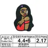 Mancha Europeia e Americana Menina Fofa Bordado Completo 0DIY Roupas Bolsa Decorativa Tecido Adesivos Sapatos e Chapéus Remendo Letras Bordadas Carimbo