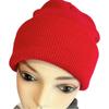 2025 Nuevos Sombreros de Color Sólido de Moda en Stock Gorros de Punto con Placa de Luz Acrílica Sombreros para el Frío Fabricante de Gorros de Punto