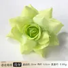 Flor de rosa artificial com bordas enroladas, cabeça de rosa para arranjos florais, materiais de arte floral, acessório de cabelo, acessório de grampo de cabelo, decoração de casamento