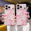 O estojo de laço rosa doce mais vendido da estação TK, adequado para iPhone 17, capa de celular feminina, capa transparente com airbag Apple 16