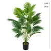Palmeira Areca Artificial para Paisagismo, Palmeira Densa de Alta Qualidade, Planta de Folha de Ferro para Sala de Estar, Fabricante Atacadista de Decoração para Casa