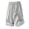 Nuevos Pantalones Cortos de Malla Transpirable de Color Puro de la NASA de Secado Rápido de Seda de Hielo Verano Delgados Deportivos y de Ocio para Pareja Pantalones de Cinco Puntos