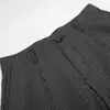 Calça casual xadrez estilo americano com perna curva para homens, calça de perna larga moda de rua de corte solto, calça versátil oversized comprida