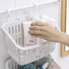 Cesta colgante de almacenamiento para mesita de noche Estante de pared para dormitorio Estantería de almacenamiento para cama de estudiante Esencial para dormitorio Cesta colgante para baño