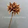 Considerable Simulación Individual PU Dahlia Morado Orquídea Flor de Boda Decoración Hogar Crisantemo Flor Flor Retro Peonía