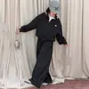 Conjunto Deportivo de Otoño para Niñas 2026 Nuevo Estilo Casual Chic Estilo Perezoso Sudadera y Pantalones Anchos Conjunto de Dos Piezas para Niños Mayores