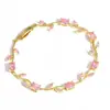 Pulsera Clásica Nueva de Moda Cruzada con Circonita Atmósfera Exquisita Versátil Pulsera para Mujer Venta Directa de Fábrica