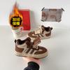 Zapatos de skate para estudiante de plataforma Maillard con forro polar 2023 otoño e invierno Nuevos zapatos deportivos casuales versátiles zapatos cálidos de algodón