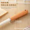Utensilios de Cocina Creativos Nuevos de Silicona Translúcida Antiadherente Juego de Espátula y Cuchara Silicona de Grado Alimenticio Espátula Mango de Madera de Haya Listo para Enviar