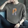 Ventas Directas de Fábrica Camisetas de Manga Larga para Hombre Primavera y Otoño Estilo Coreano Camisetas Casuales de Fondo Tops de Cuello Redondo Exportación