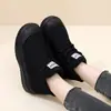 Dropshipping Internacional Novo Inverno 2025 Botas de Neve Femininas de Veludo, Antiderrapantes, Confortáveis Sapatos de Algodão com Bico Redondo, Solas Grossas que Não Cansam os Pés