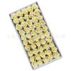 Manshu 3.5cm Mini Jabón de Flor de Rosa Despertar Pequeño Jabón de Flor de Rosa Ramo Inmortal Cubierta de Vidrio Material DIY