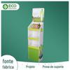 Display de papelão para supermercado, montagem zero, pop-up de um segundo, prateleira de papel para display de camada única com capacidade de carga de 20KG, design de bolsa