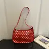 Bolso de Charol Brillante de Nicho con Lunares para Mujer 2026 Nuevo Estilo Moda Versátil Bolso de Viaje Bolso de Hombro Único Super Caliente