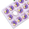 Triângulo Gordo Fundo Plano Costurado à Mão Broca Triângulo Gordo Vidro AB Fivela Plana Strass Acessórios de Joia DIY Acessórios para Vestuário Adesivo Broca