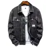 Chaqueta de mezclilla para hombre estilo coreano rasgada moderna chaqueta de trabajo casual ins marca de moda ropa superior