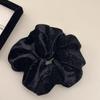 Estilo coreano veludo preto fino flash elegante intestino grosso anel arco grampo de cabelo faixa de cabelo corda mola clipe elástico acessórios para o cabelo Novo