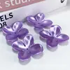 Cuentas de Pétalos de Flor de Cuatro Hojas de 42 mm Cuentas Sueltas Material de Flor Feliz Accesorios para Joyería Hecha a Mano Tejido de Perlas de Imitación