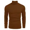 Suéter de cuello alto para hombre de comercio exterior 2022 otoño e invierno suéter europeo y americano para hombre suéter de punto de manga larga Nuevo Verde