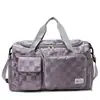 Bolsa deportiva para mujer, bolsa de natación separada para artículos secos y húmedos, bolsa de viaje portátil de gran capacidad para distancias cortas, bolsa de almacenamiento de equipaje de viaje
