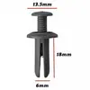 Adecuado para clips de tornillo de expansión para protectores contra salpicaduras de la cubierta del motor Ford C11, sujetadores de plástico para paneles de carrocería