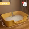 Arenero extra grande para gatos, inodoro para gatos anti-salpicaduras, arenero semi-cerrado gigante para gatos, artículos para mascotas, envío transfronterizo