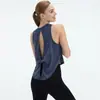 Colete Outdoor Transfronteiriço Roupa Externa Feminina Blusa Esportiva Top para Corrida Fitness Cauda de Andorinha Bonito nas Costas Colete de Yoga