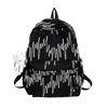 Mochila Verano de Aspecto Elegante Colorida a Rayas Mochila para Niña Ins Linda Versátil Ligera Estudiante Viaje Libro