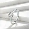 Anéis de Casamento de Casal Fofos de Luxo Leve Anel Aberto Inlaid Acessórios de Anel de Dedo Estilosos Personalizados para Homens e Mulheres