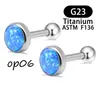 Transfronterizo nuevo F136 Aobao uña de dedo del pie uña de labio piercing de acero inoxidable joyería clavo de oreja personalidad G23 suministro de fábrica