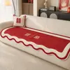 Nova Almofada de Sofá com Caractere Festivo de Casamento Chinês 2026 Novo Estilo Decoração de Atmosfera para Sofá da Sala de Estar Capa Antiderrapante