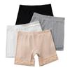 Pantalones de seguridad populares de encaje anti-exposición para mujer, verano, entrepierna, talla grande, MM gordita 200 kg, ropa interior base de talla grande, pantalones cortos de seguridad