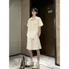 Nueva Camisa Casual de Manga Corta de Alta Calidad Estilo Old Money de Verano, Shorts Finos de Moda Tendencia, Conjunto de Gama Alta