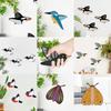 Pájaro Volador Transfronterizo Colgante de Pared Pegatinas de Pared Decoración de Pared de Fondo para Sala de Estar Dormitorio Artesanías de Madera Tablero de Madera de 10 mm de Espesor