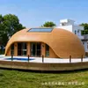 Quarto com Vista Arqueada para o Céu Estrelado Fabricante Fornecimento Direto Acampamento ao Ar Livre Área Cênica Hotel de Resort Casa com Estrutura de Aço Casa de Forma Irregular