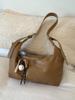 Bolsa Grande para Empanadas Transfronteriza 2026 para Mujer, Bolso de Hombro Retro Moda Estilo Coreano, Bolso de Axila de Gama Alta de Nicho de Verano