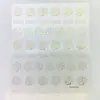 Pegatinas de Uñas Retro Corazón de Cuervo Transfronterizas Calcomanías 3D en Relieve Bronceadas Pegatinas para Uñas Pegatinas Decorativas de Mariposas para Uñas