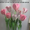 Flores de Tulipán Artificiales Grandes Hechas de Eva, Impermeables para Decoración de Escenas Exteriores, Flores Falsas para Exhibición en Centros Comerciales, Flores Artificiales de Eva