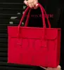 Bolsa de Feltro de Ano Novo Bolsa Tote de Feltro Semelhante ao Estilo Xiaohongshu Bolsa Tote de Alta Qualidade Bolsa de Mão Logotipo Personalizado Bolsa de Presente